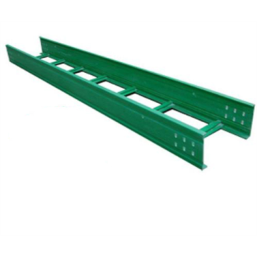 Heavy duty fiberglass ladder type perforated cable tray